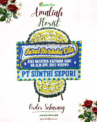 Papan Bunga Duka di Cisampih